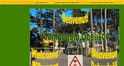 Desktop Screenshot of campeggiobelisco.it